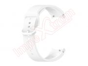 White silicone L size band for smartwatch for Samsung Galaxy Watch5 44mm, SM-R915F